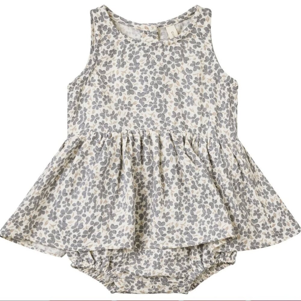 Quincy Mae Skirted Tank Romper | Poppy | 0-3 Months